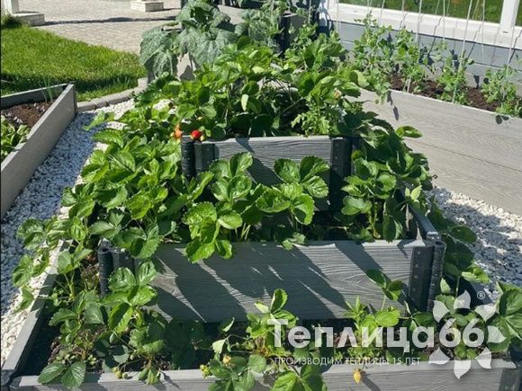 Грядка Gardeck серые, высота 225 мм